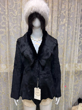 Vintage Black Genuine Fur Coat