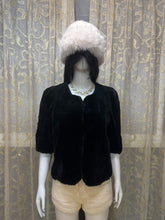 Vintage Black Genuine Fur Coat