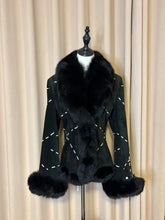 Vintage black Genuine fur coat