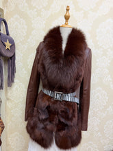 Vintage Brown Genuine Fur Coat