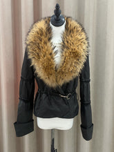 Vintage genuine fur and leather coat