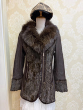 Vintage Brown Genuine Fur Coat