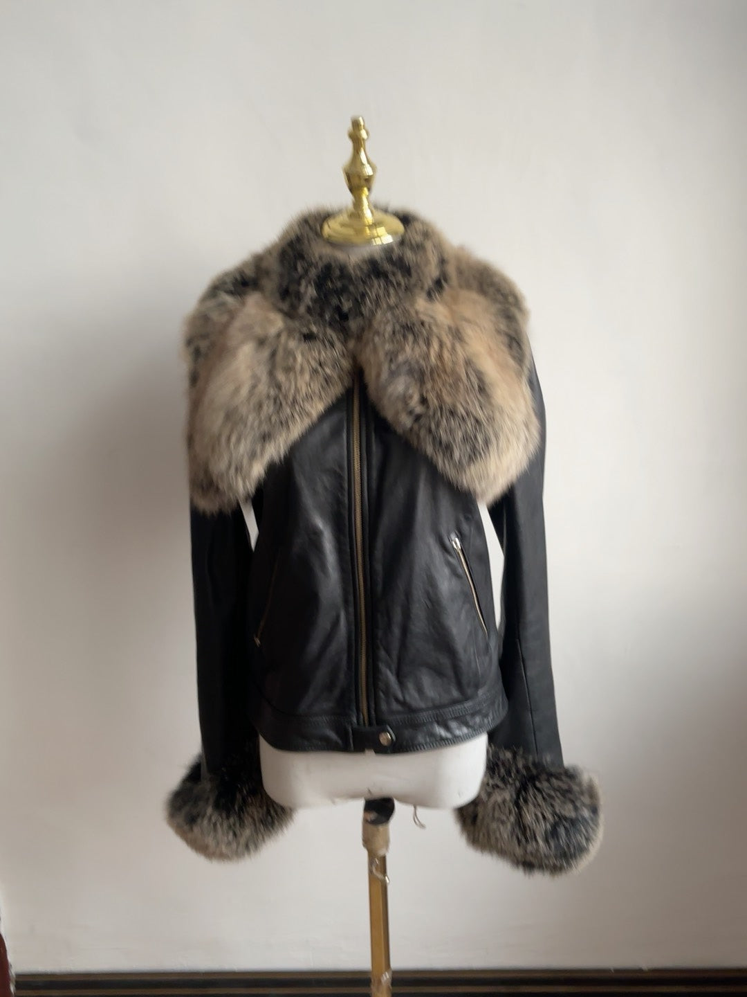 Vintage genuine leather jacket