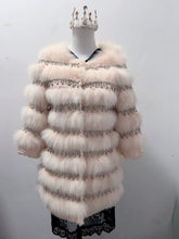 Vintage Pink Genuine Fur Coat