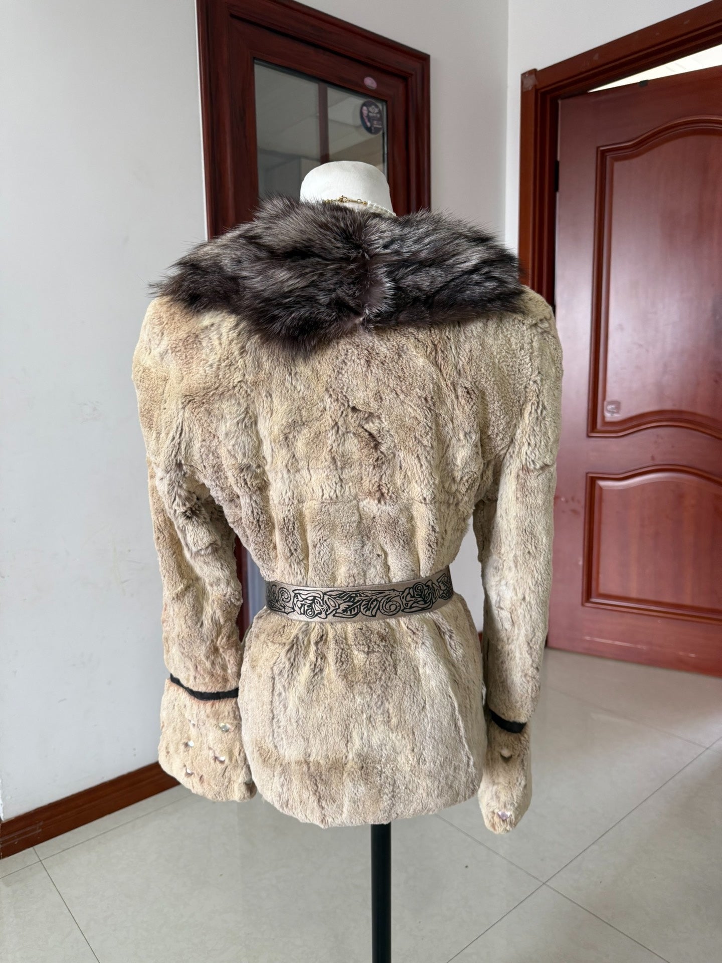 Italian vintage genuine fur coat