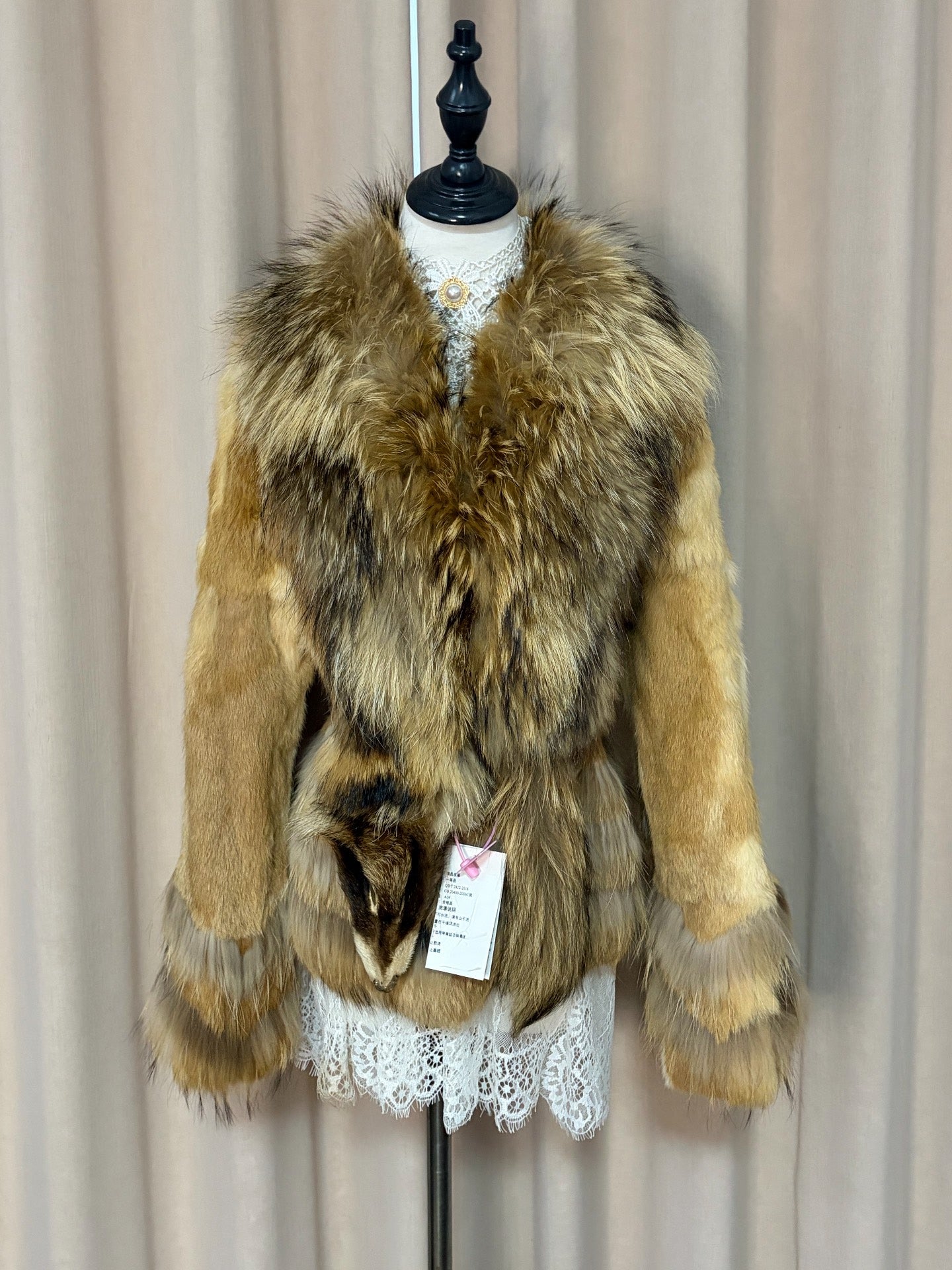 Vintage real fur coat
