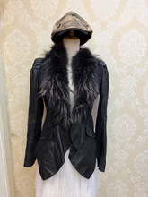 Vintage Black Genuine Fur Coat