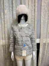 Vintage Grey Genuine Fur Coat