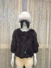 Vintage Chocolate Brown Genuine Fur Coat