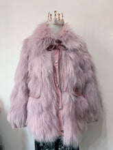 Vintage Pink Fur Coat