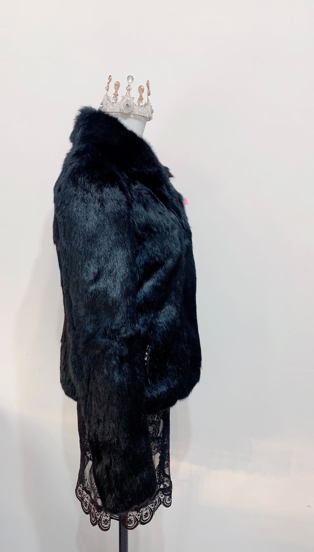 Vintage Black Fur Coat