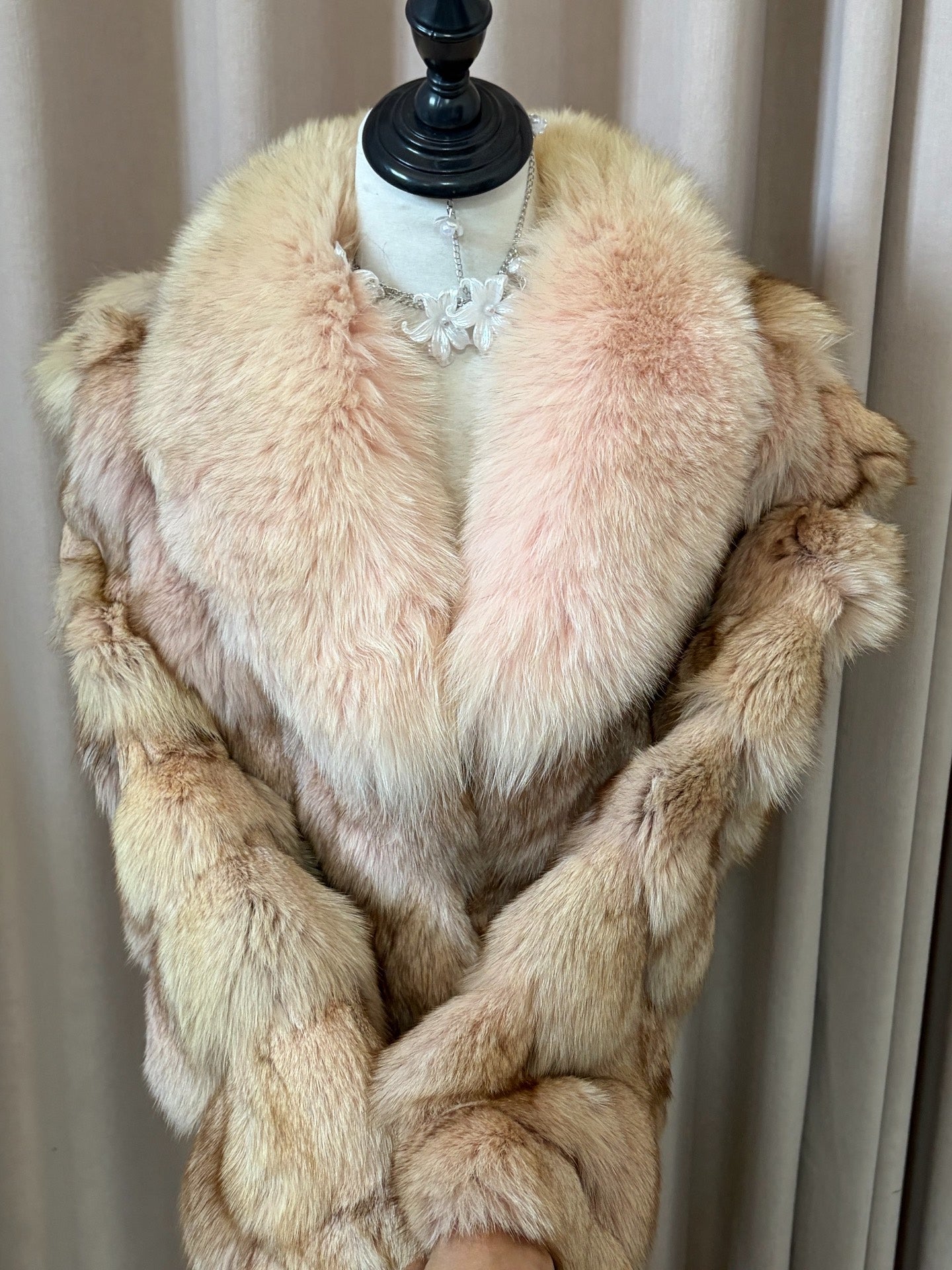 Vintage fox fur coat