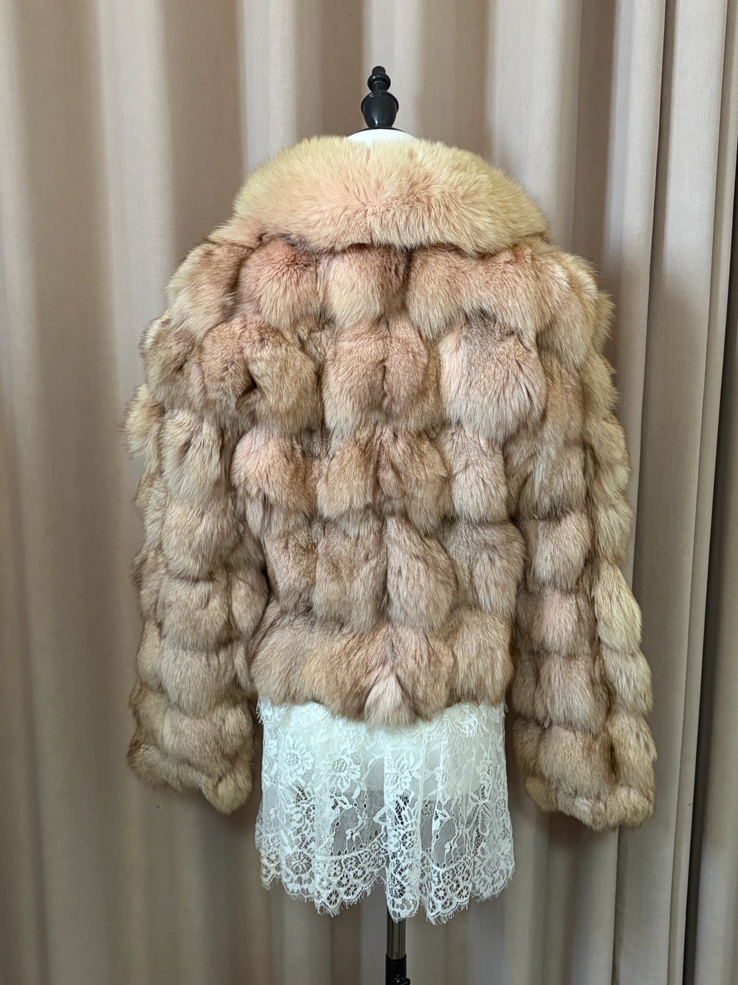Vintage fox fur coat