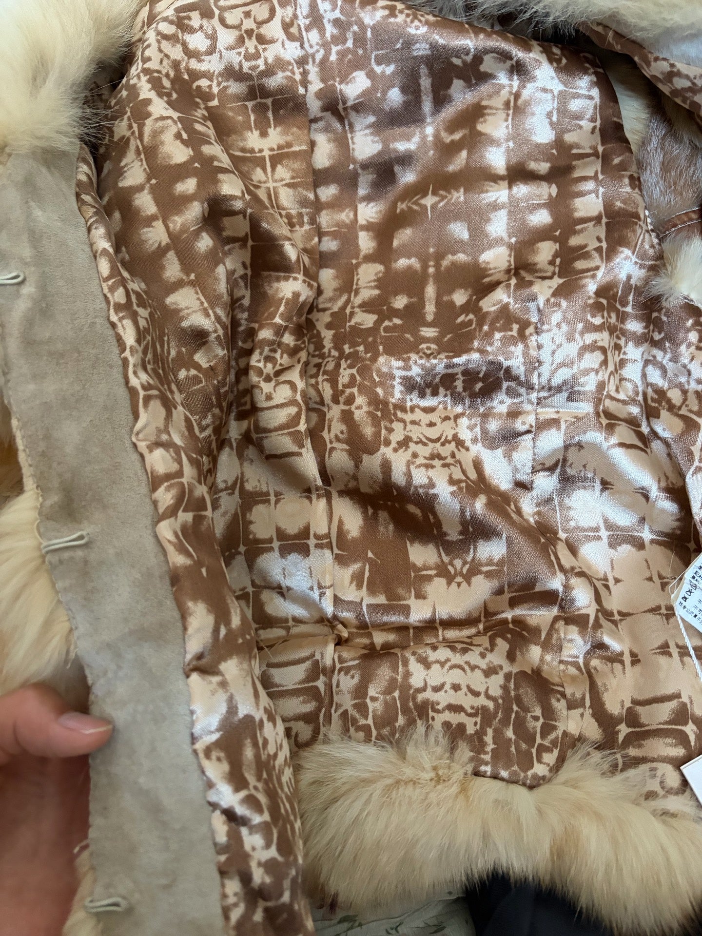 Vintage genuine fur vest