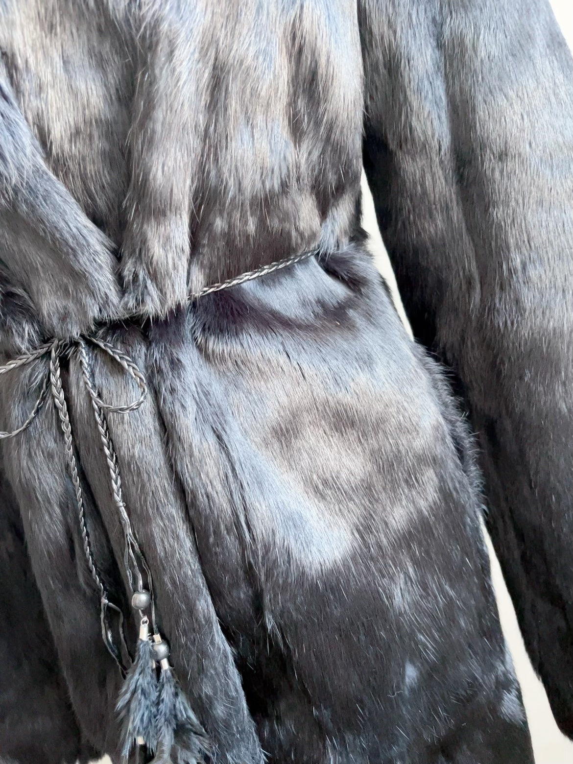 Vintage Black Fur Coat
