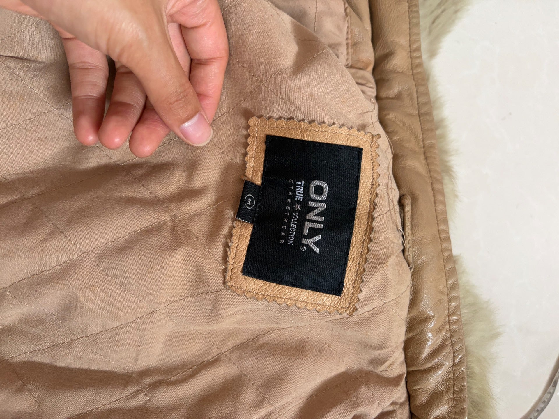 Vintage genuine leather jacket