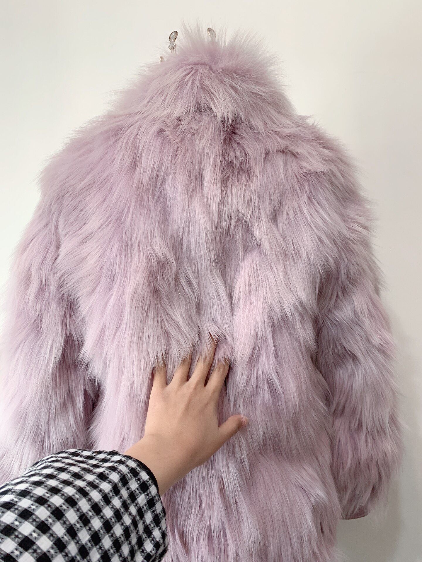 Vintage Purple Fur Coat