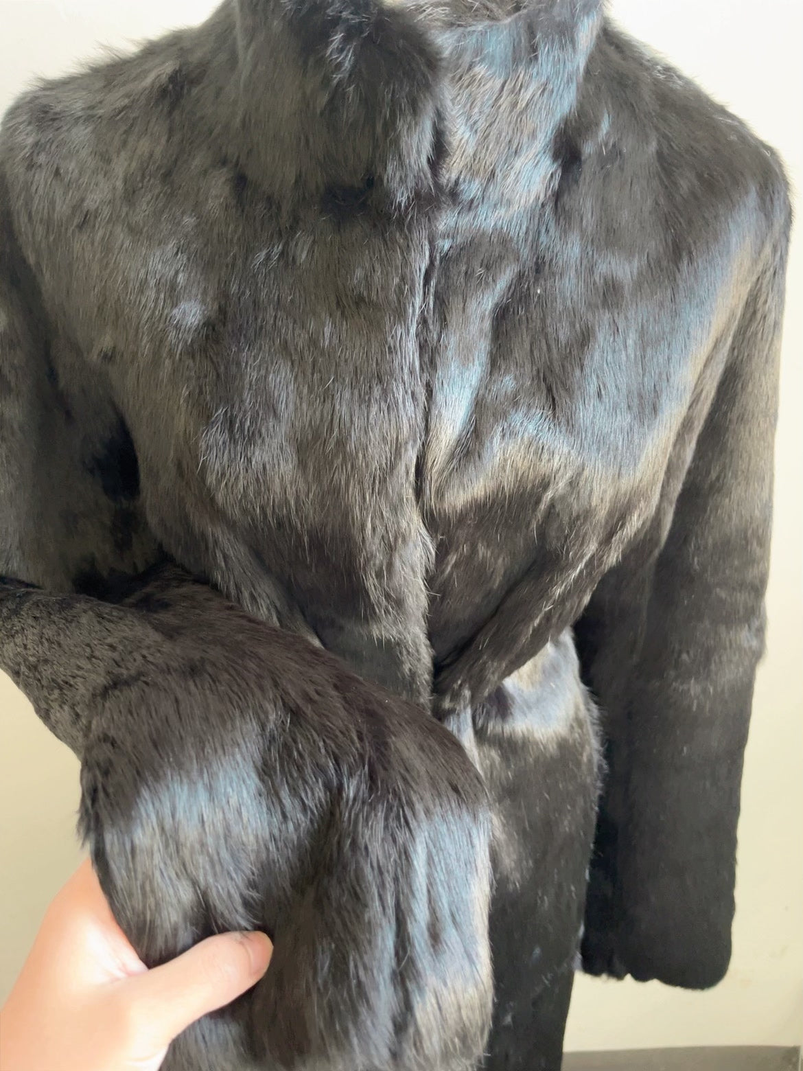 Vintage Black Fur Coat