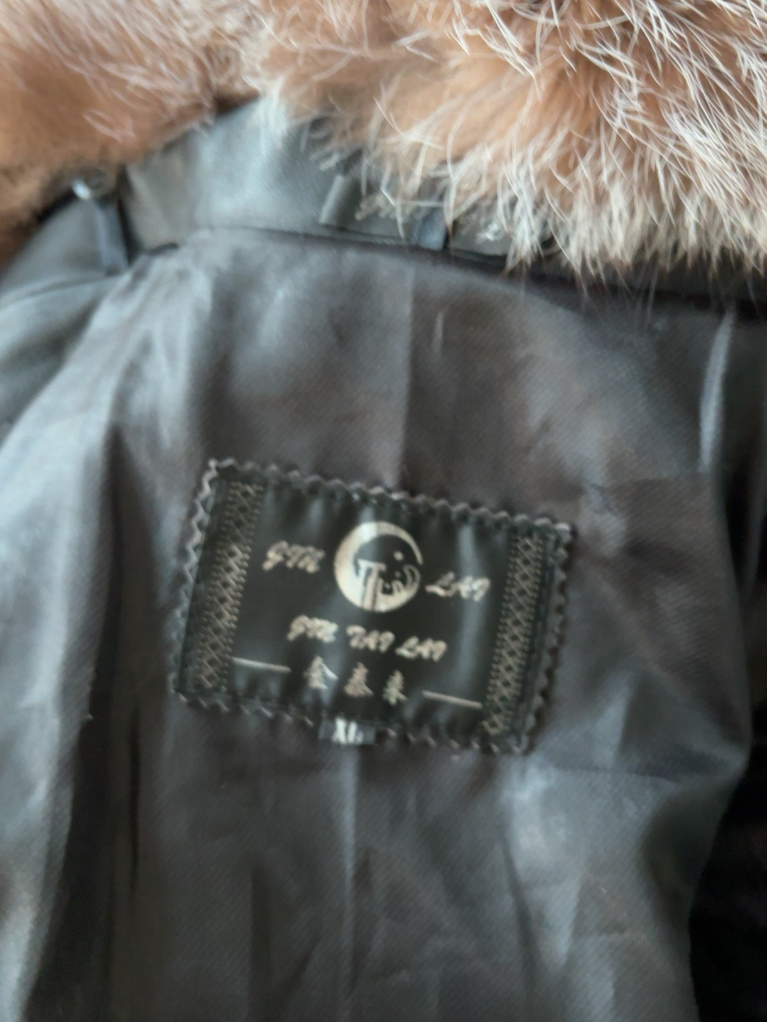 Vintage genuine leather long coat