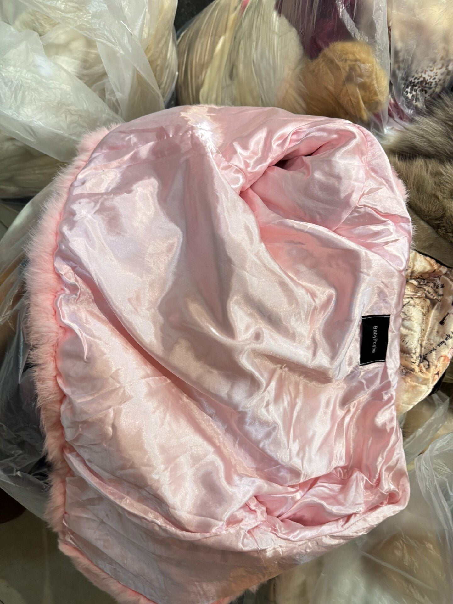 Vintage Pink Fur Coat