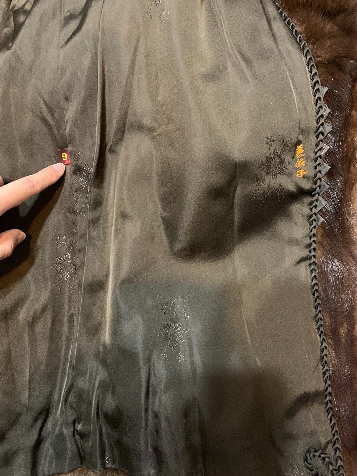 Vintage Dark Brown Genuine Fur Coat