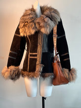 Black Genuine Fur Coat