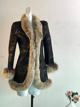 Black Genuine Fur Coat