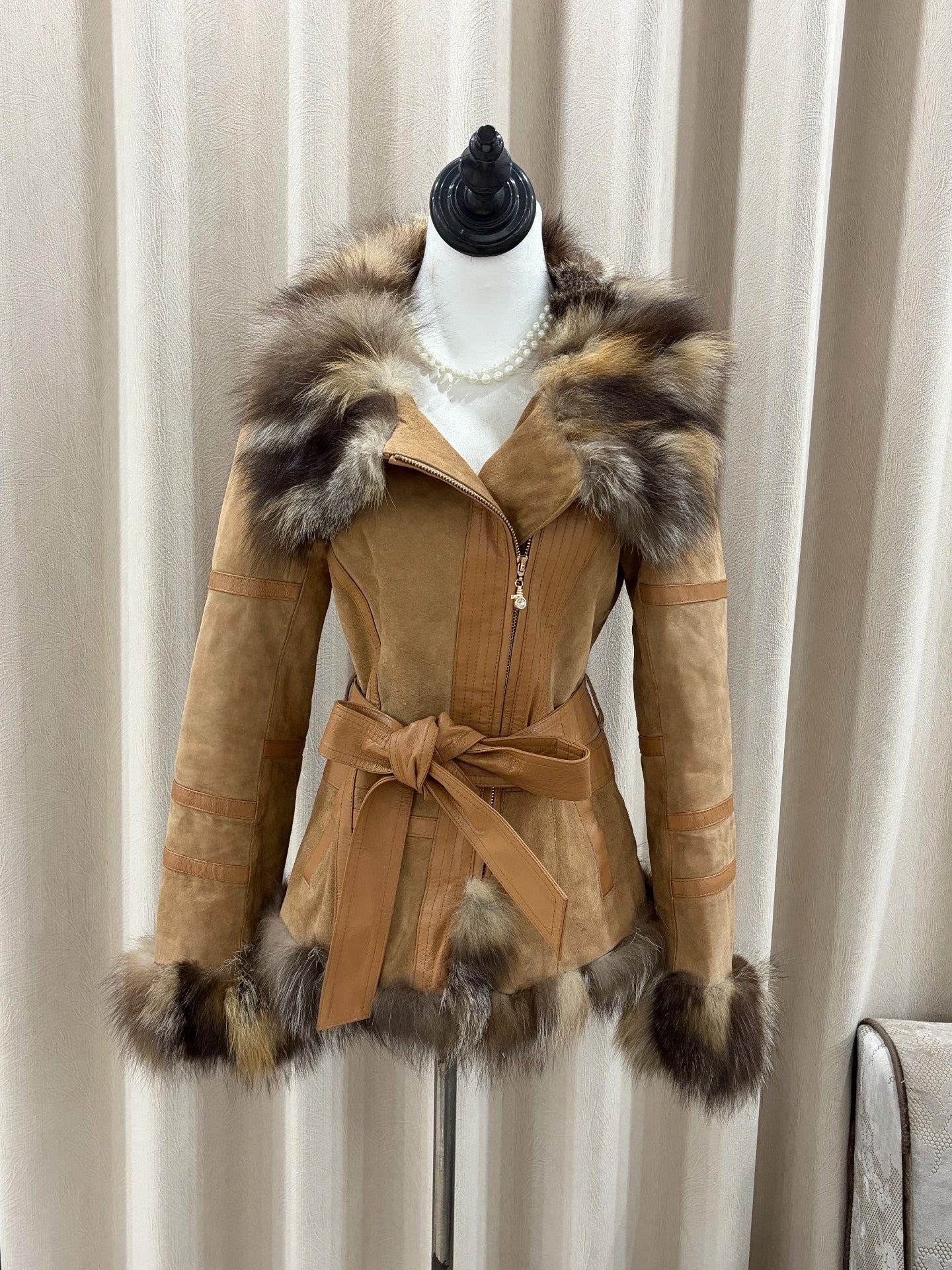 Vintage fox fur coat