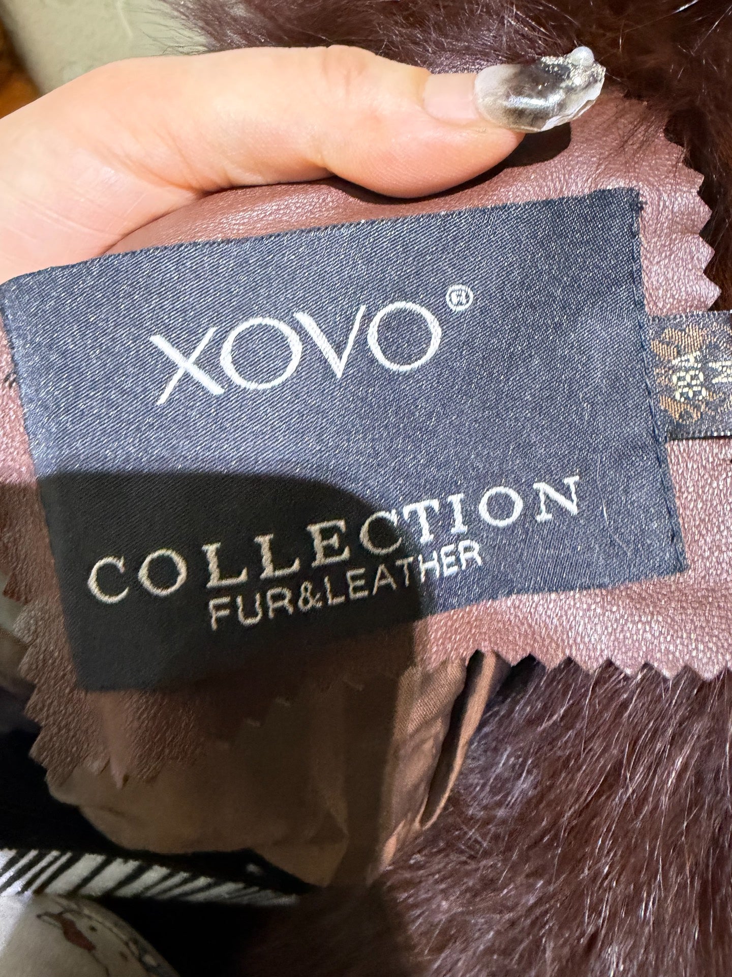 Vintage Brown Genuine Fur Coat