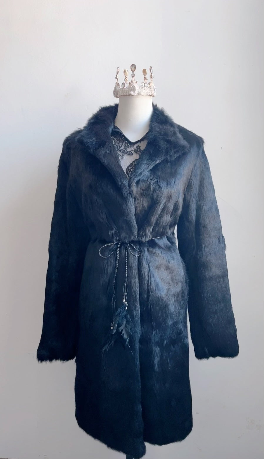 Vintage Black Fur Coat