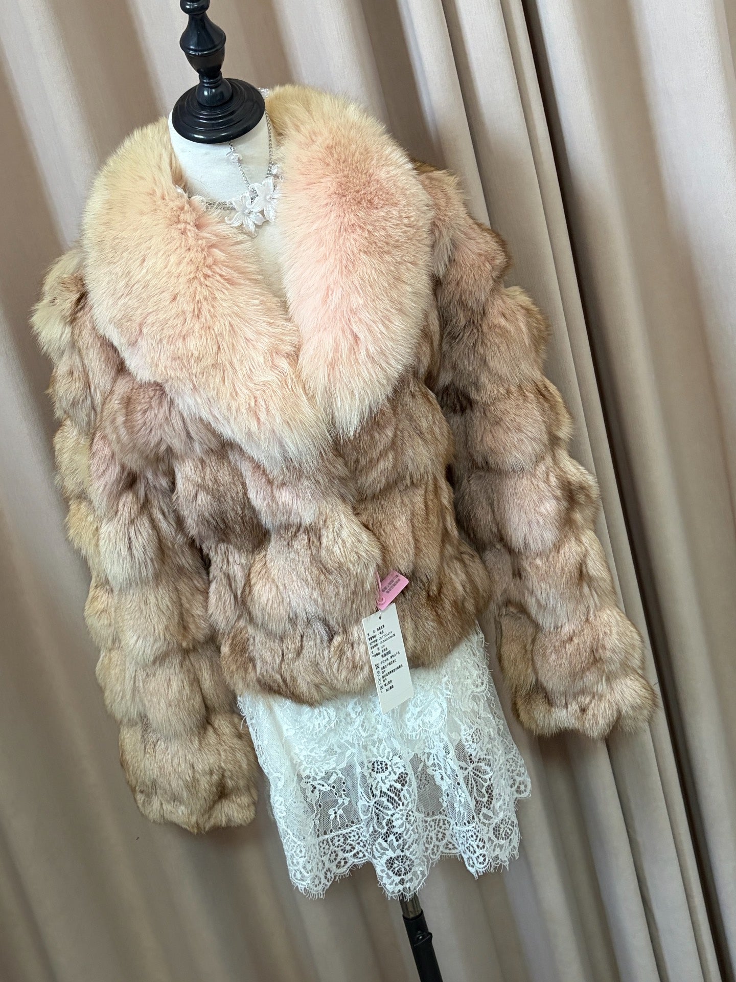 Vintage fox fur coat