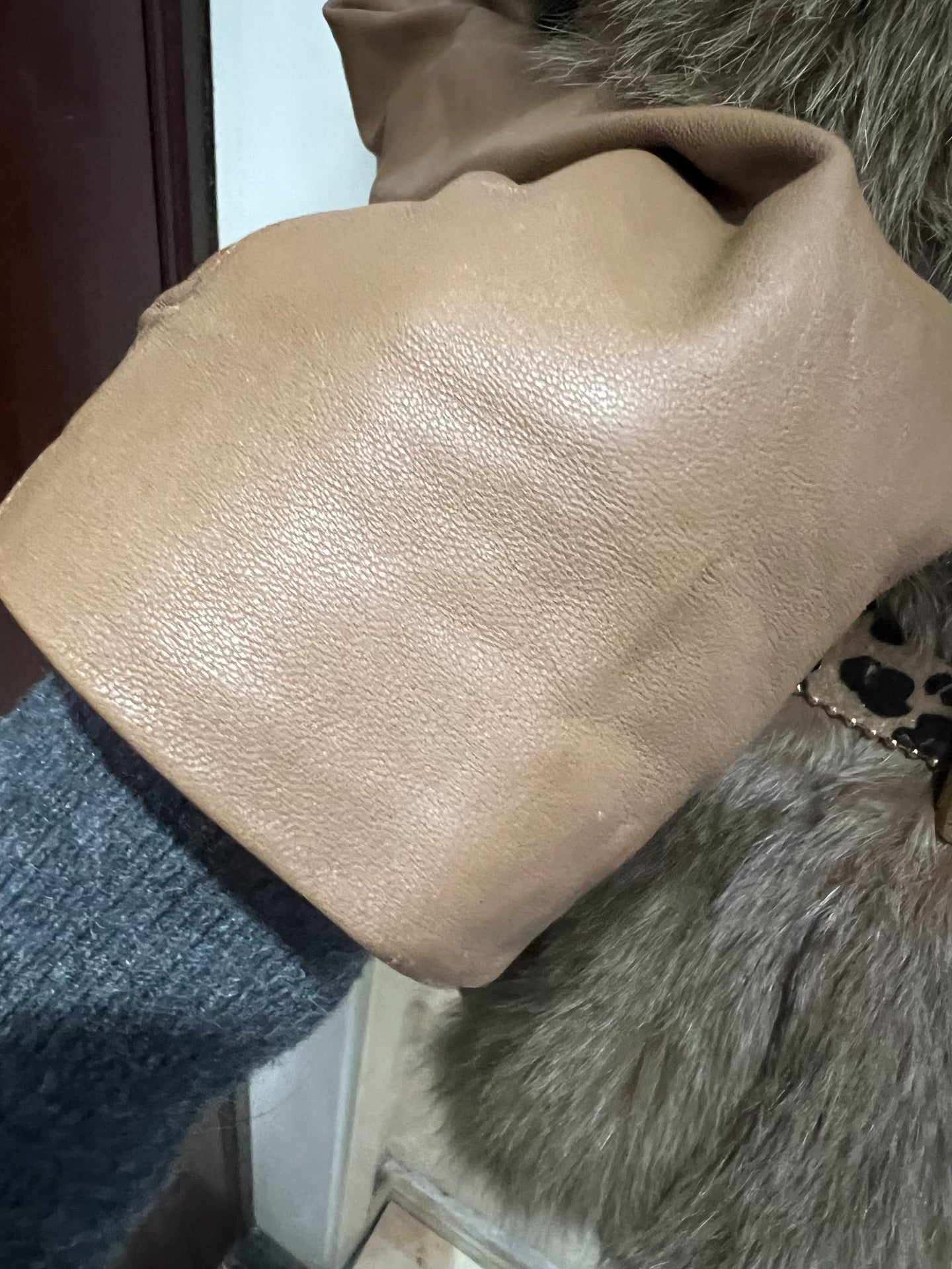 Vintage Brown Genuine Fur Coat
