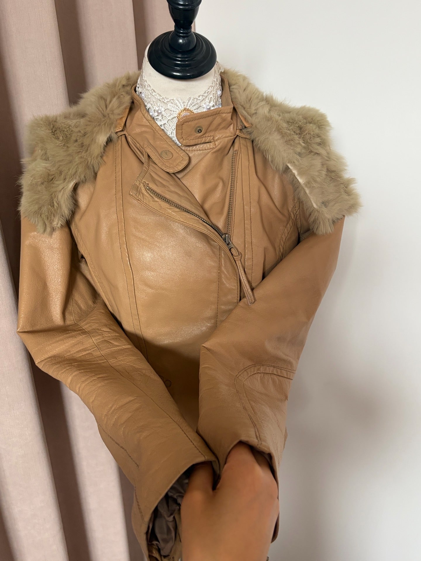 Vintage genuine leather jacket