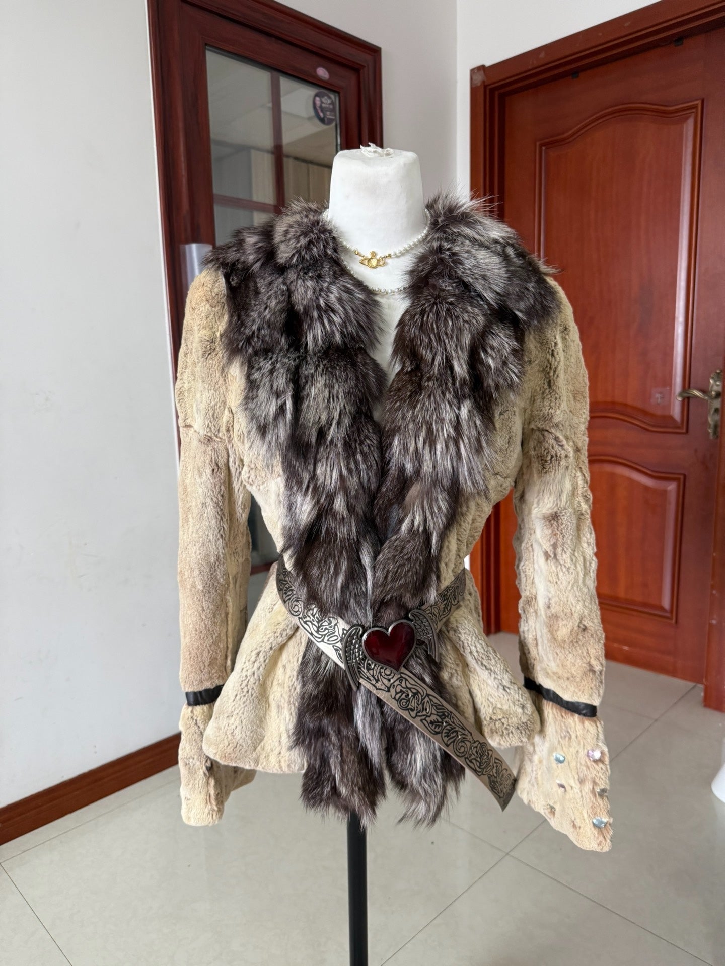 Italian vintage  genuine  fur coat