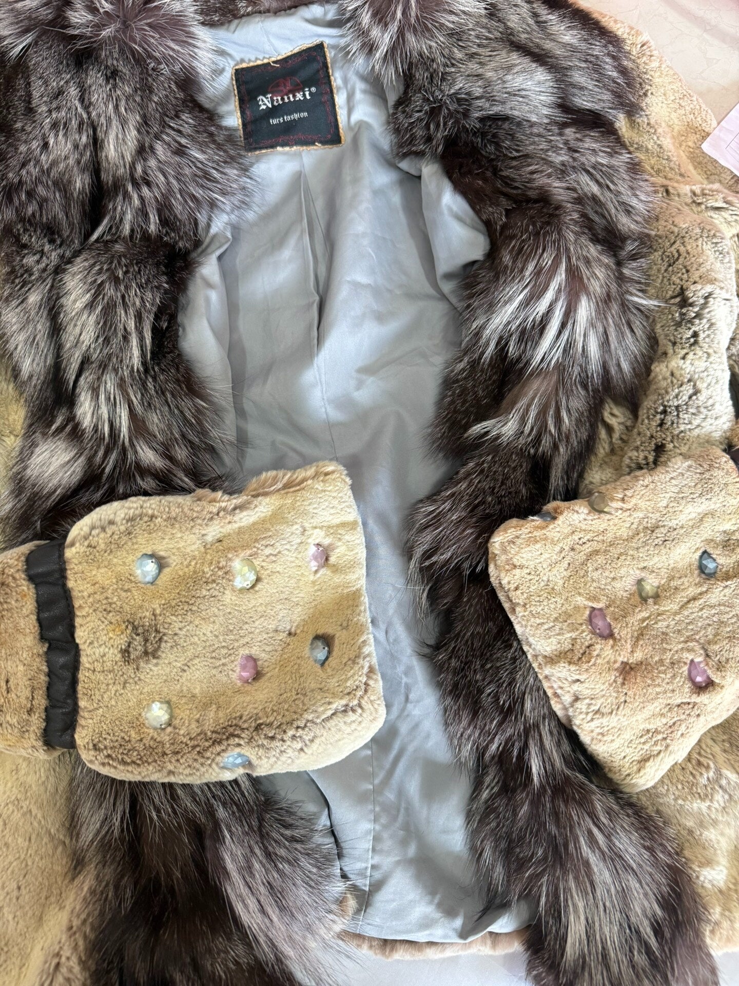 Italian vintage  genuine  fur coat