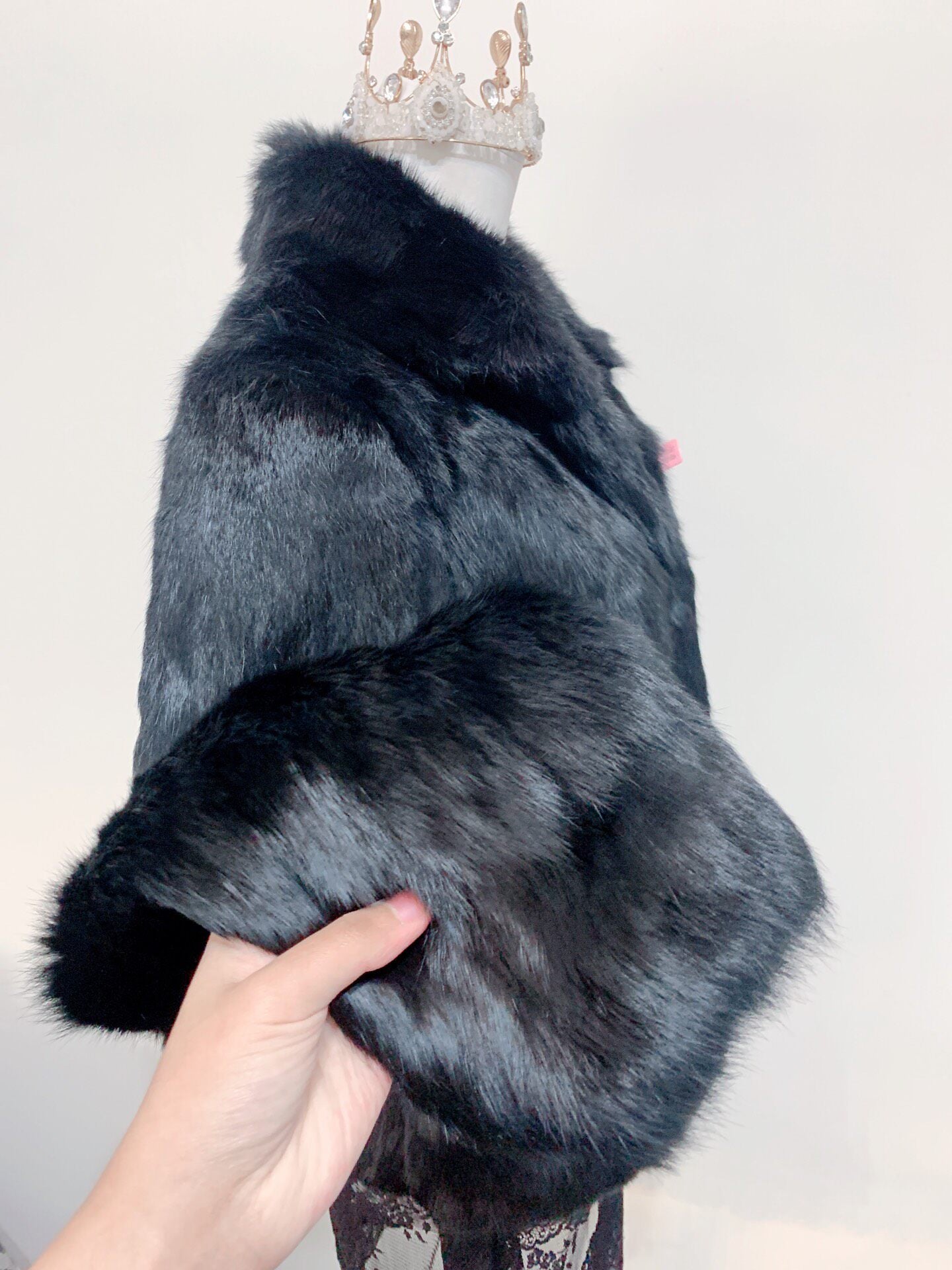 Vintage Black Fur Coat