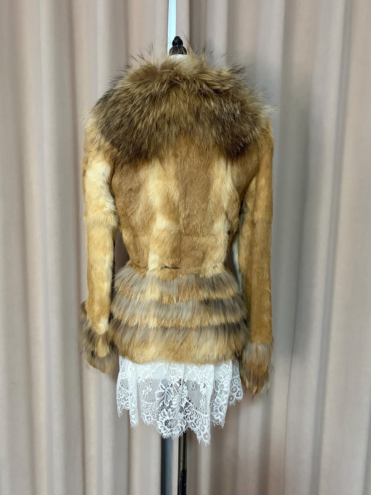 Vintage real fur coat