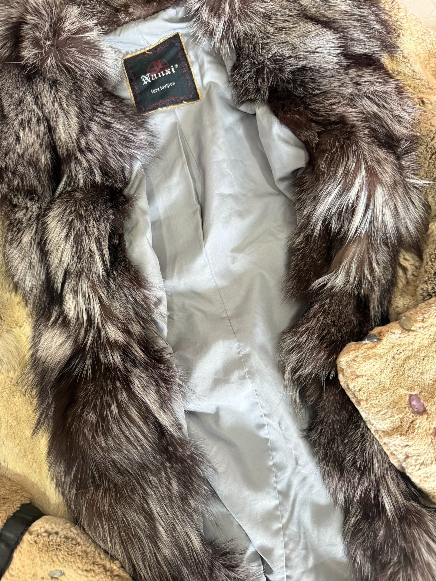Italian vintage  genuine  fur coat