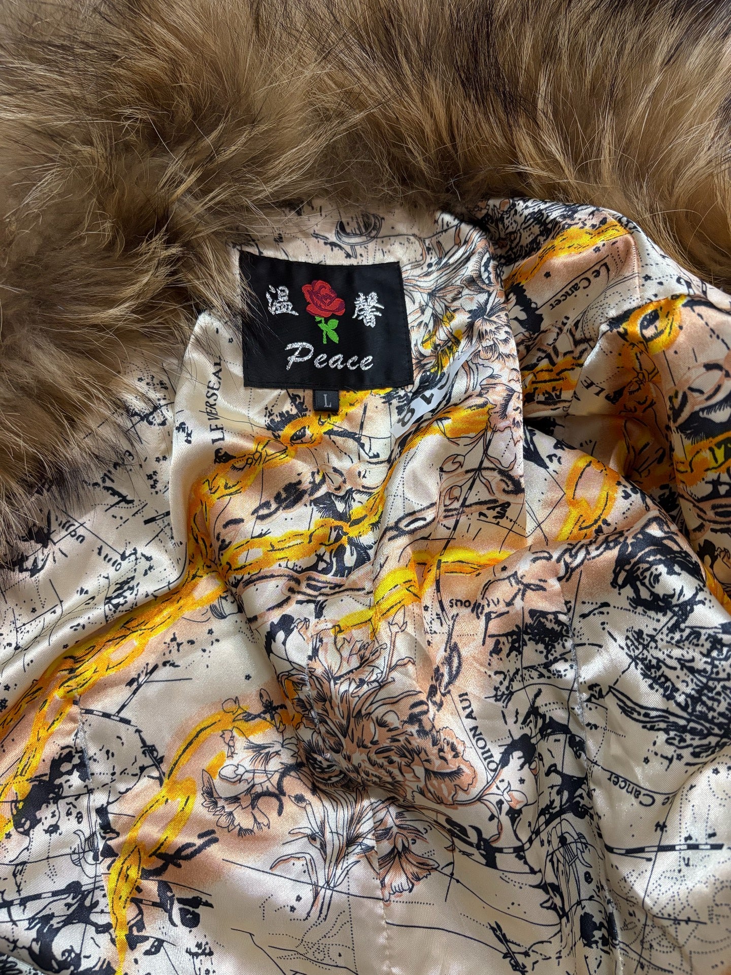 Vintage real fur coat