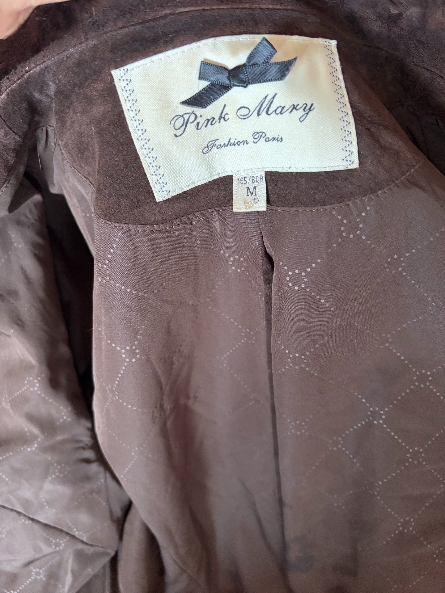 Vintage dark brown fur coat