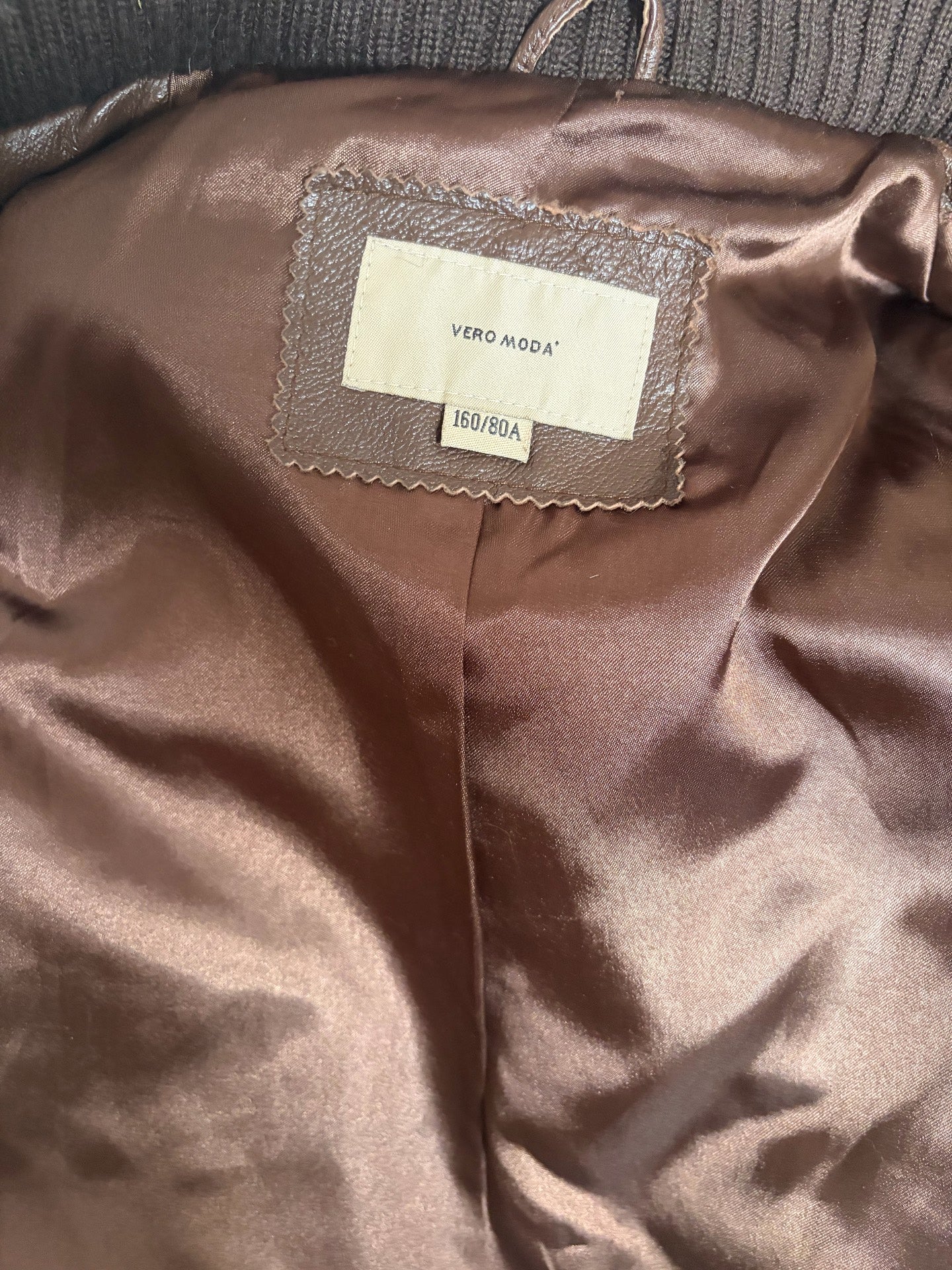 Vintage genuine fur and leather jacket/coat