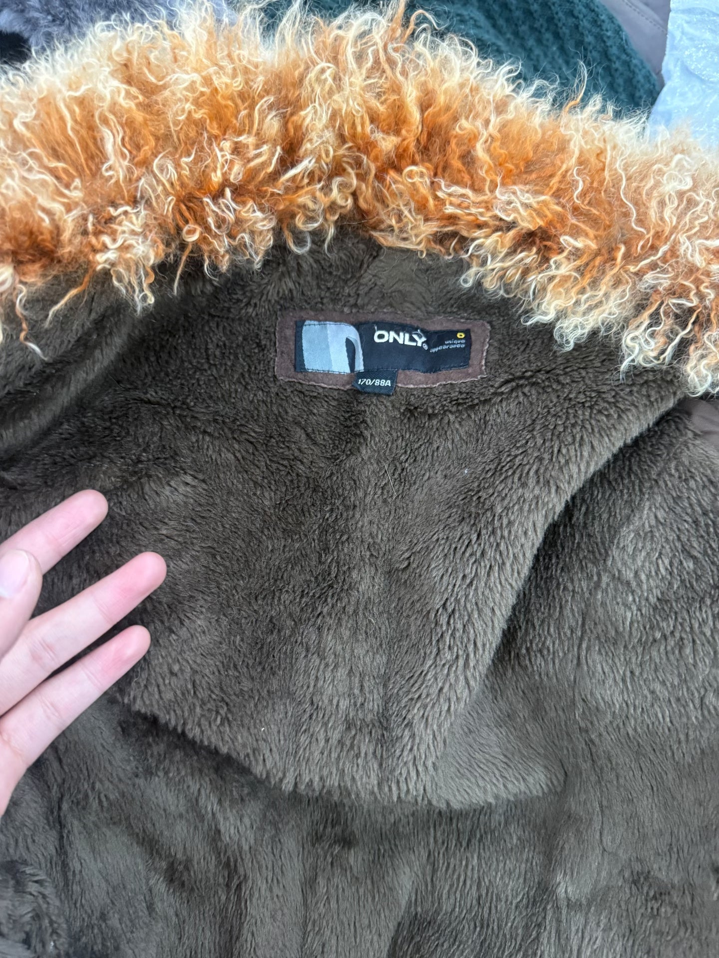 Vintage real fur coat