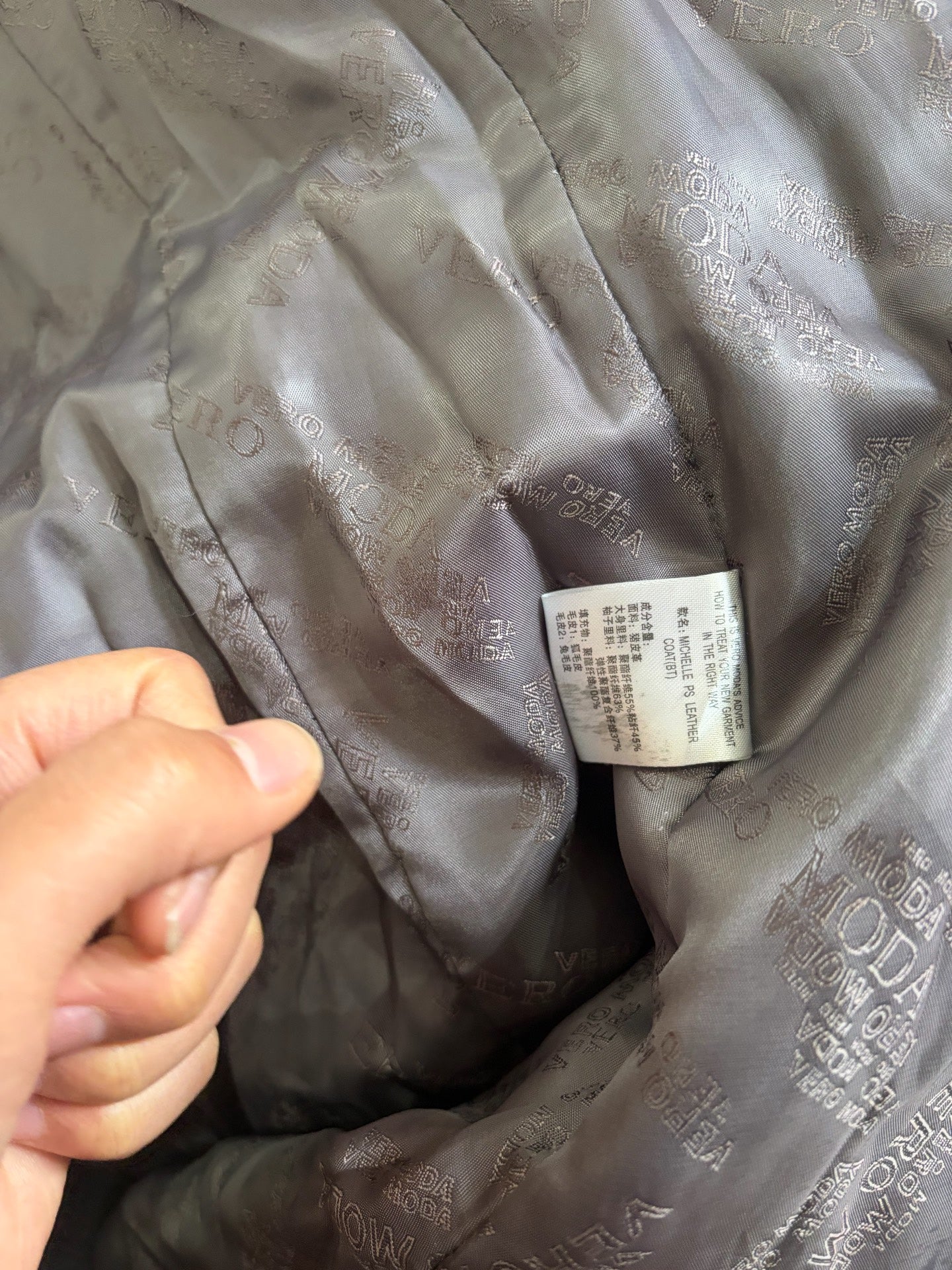 Vintage mid-length genuine fur coat