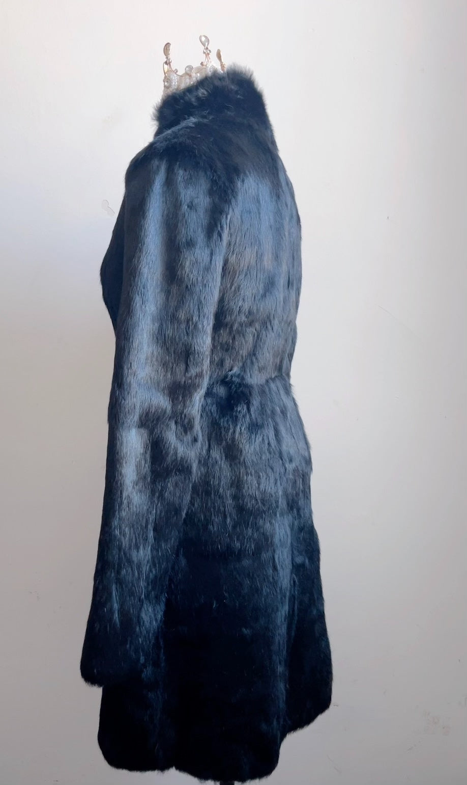 Vintage Black Fur Coat
