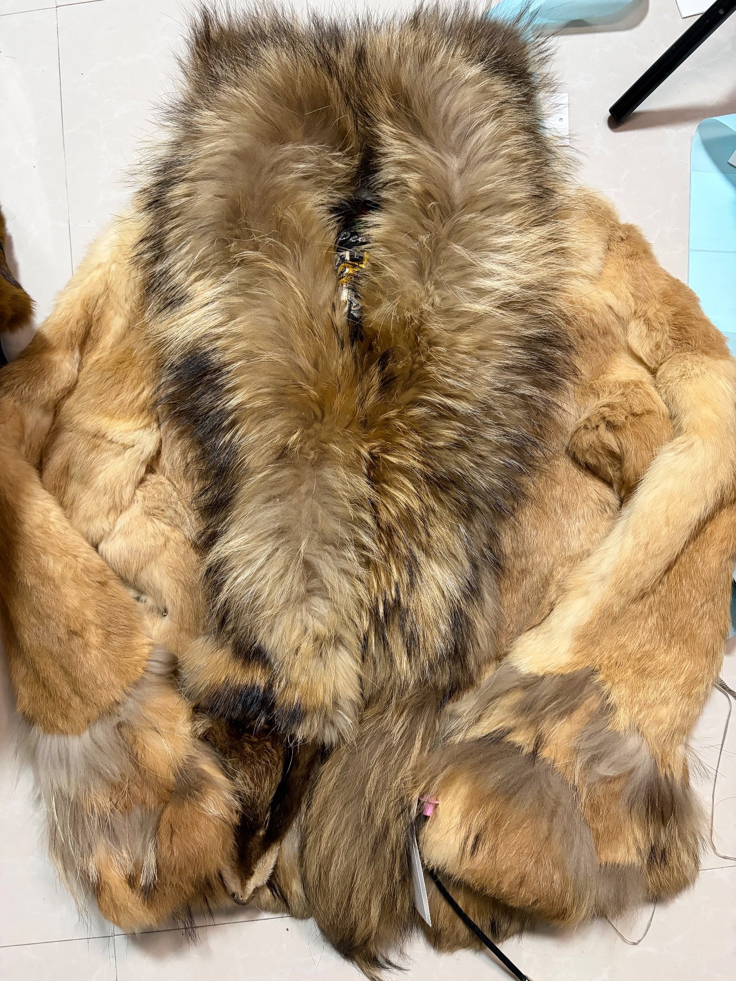 Vintage real fur coat