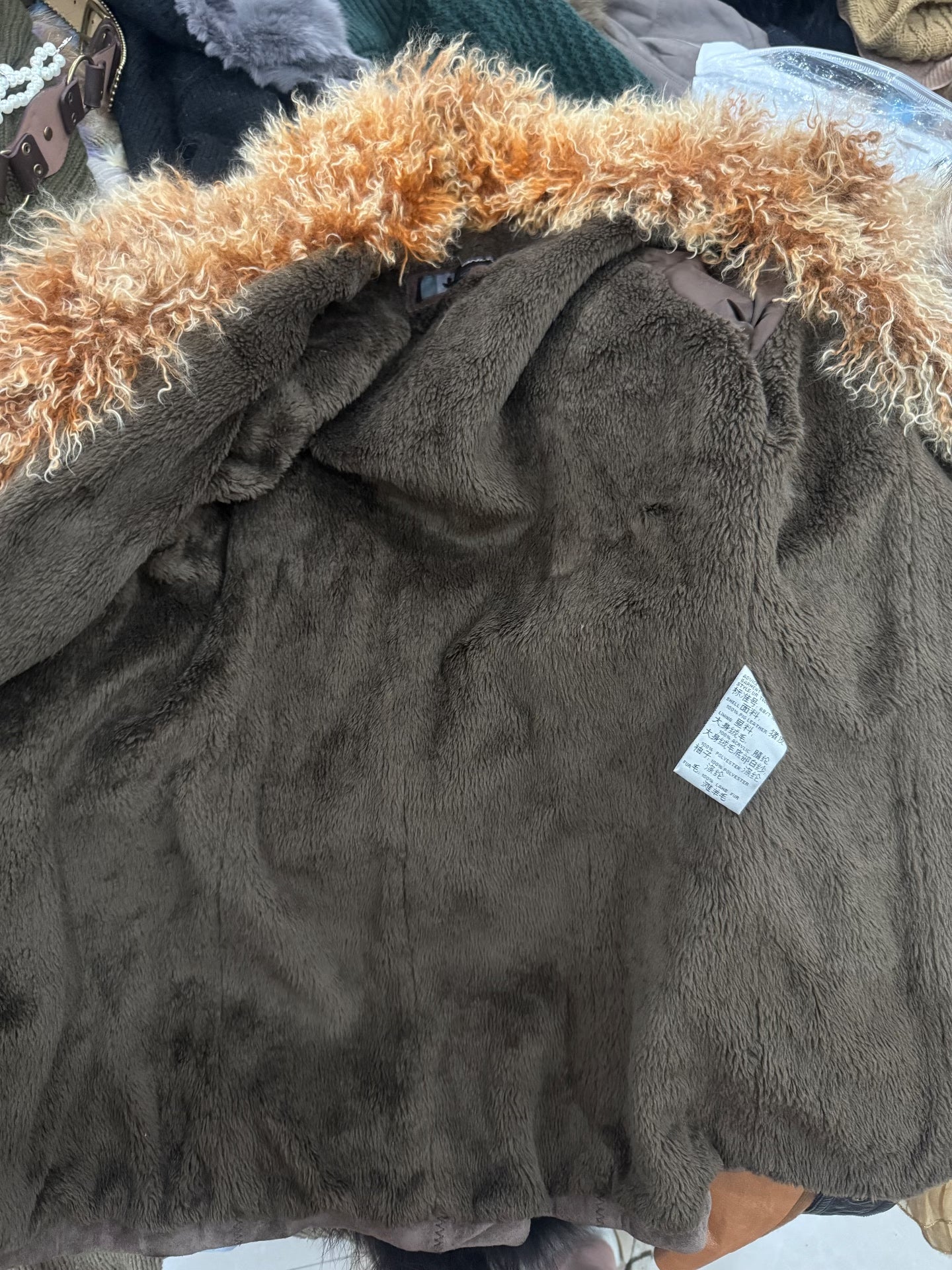 Vintage real fur coat