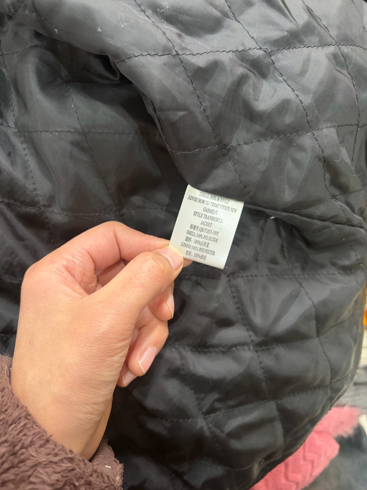 Vintage genuine fur and leather coat