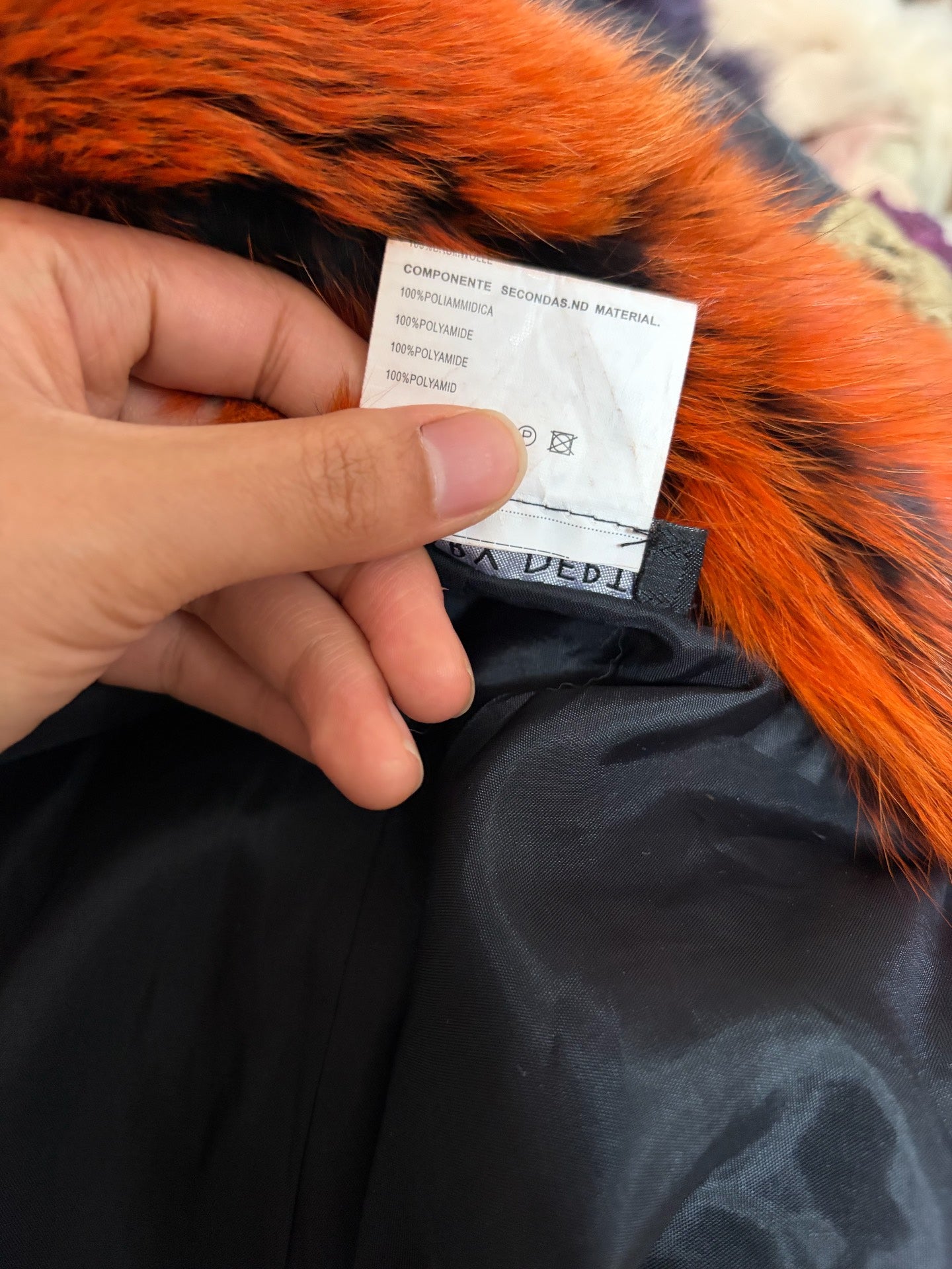 Vintage genuine fur short jacket
