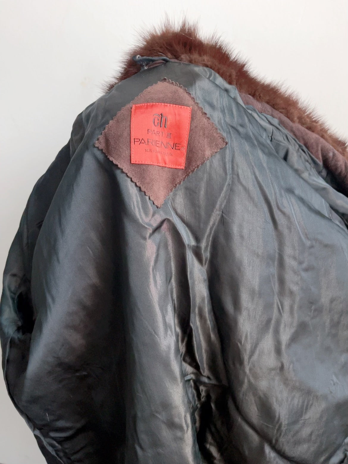 Vintage Dark Brown Genuine Fur Coat