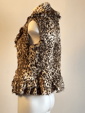 Vintfur Leopard Genuine Fur Coat ccp5 Image on the left